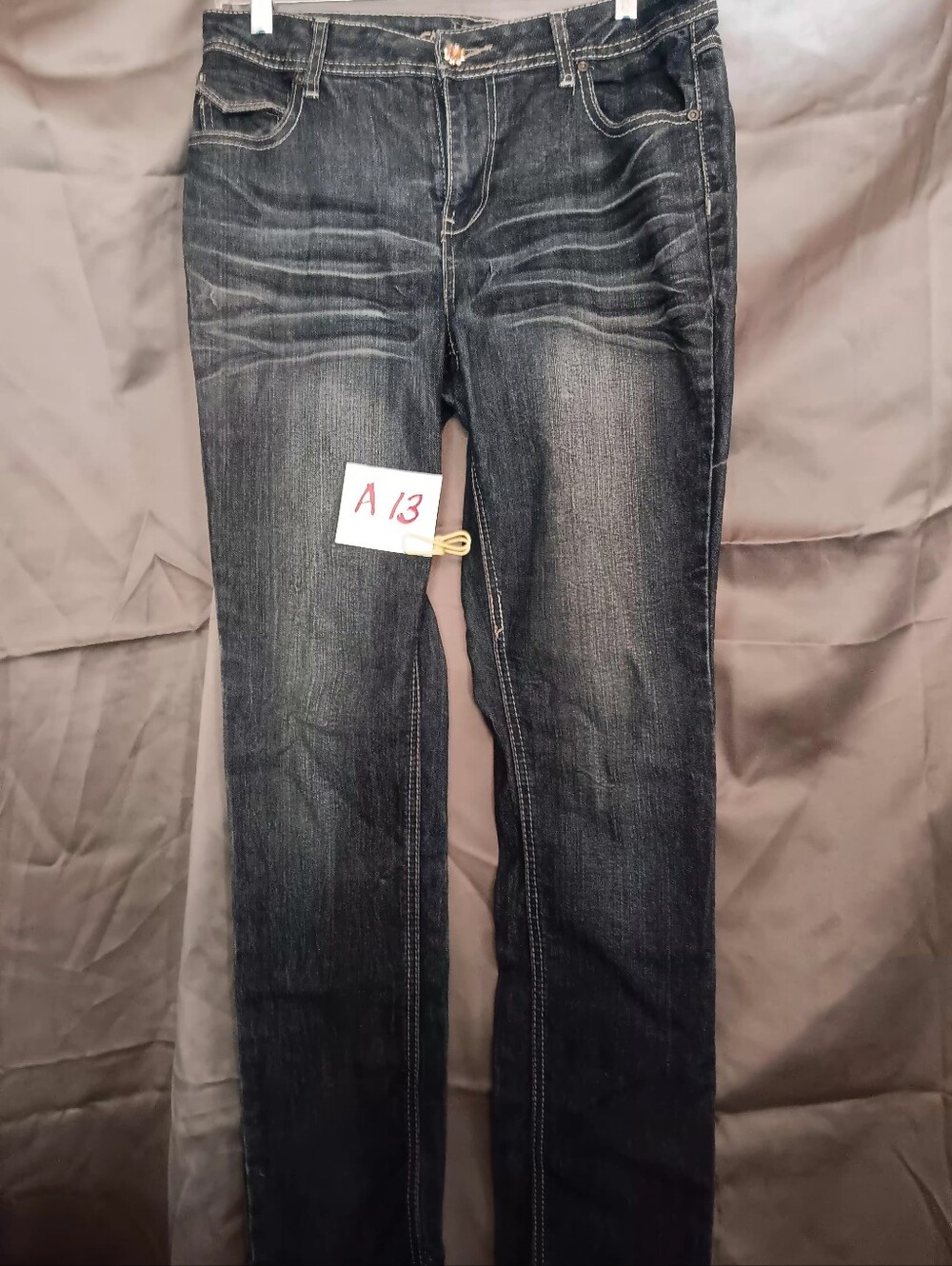 Cato Women's Premium Dark Blue Wash Denim Straight Leg Jeans